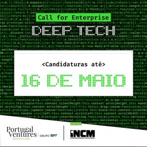 PORTUGAL VENTURES LANÇA CALL FOR ENTERPRISE DEEP TECH PARA SOLUÇÕES EMPRESARIAIS