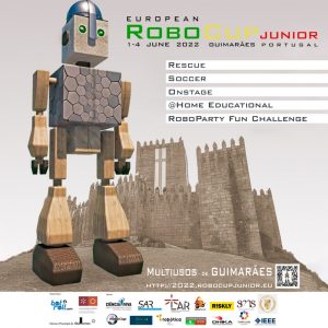 European RoboCup Junior 2022 em Guimaraes de 1 a 4 de junho