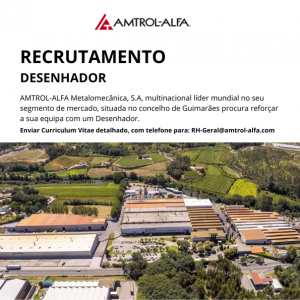 AMTROL ALFA está a recrutar Desenhador (m/f)