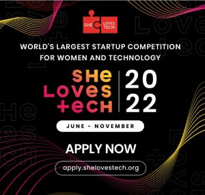 She Loves Tech 2022 – Oportunidade para startups lideradas por mulheres