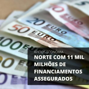 Norte com 11 mil milhões de financiamentos assegurados