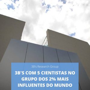 3B’s com cinco cientistas no grupo dos 2% mais influentes do mundo