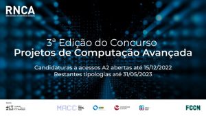 Concurso de Projetos de Computação Avançada | Candidaturas até 31 de maio