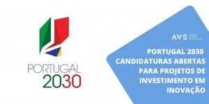 Portugal 2030  | Candidaturas abertas para projetos de investimento em inovação