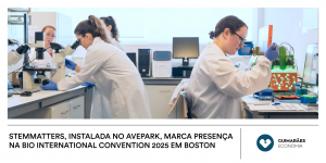 Stemmatters, instalada no Avepark, marca presença na BIO International Convention 2025 em Boston