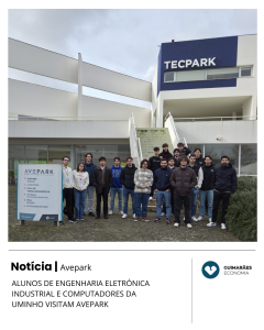 Alunos de Engenharia Eletrónica Industrial e Computadores da UMinho visitam AvePark