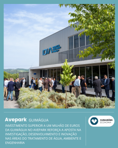 Investimento superior a um milhão de euros da Guimágua no AvePark reforça a aposta na investigação, desenvolvimento e inovação nas áreas do tratamento de água, ambiente e engenharia