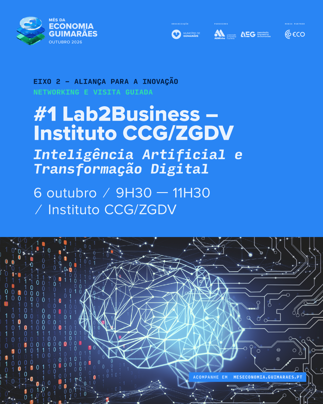 Mês da Economia 2026 | #1 Lab2Business — Inteligência Artificial e Transformação Digital