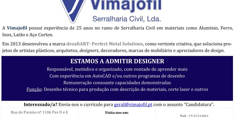 Candidatura designer